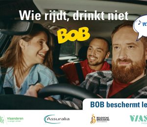 BOB beschermt levens. Wie rijdt, drinkt niet!